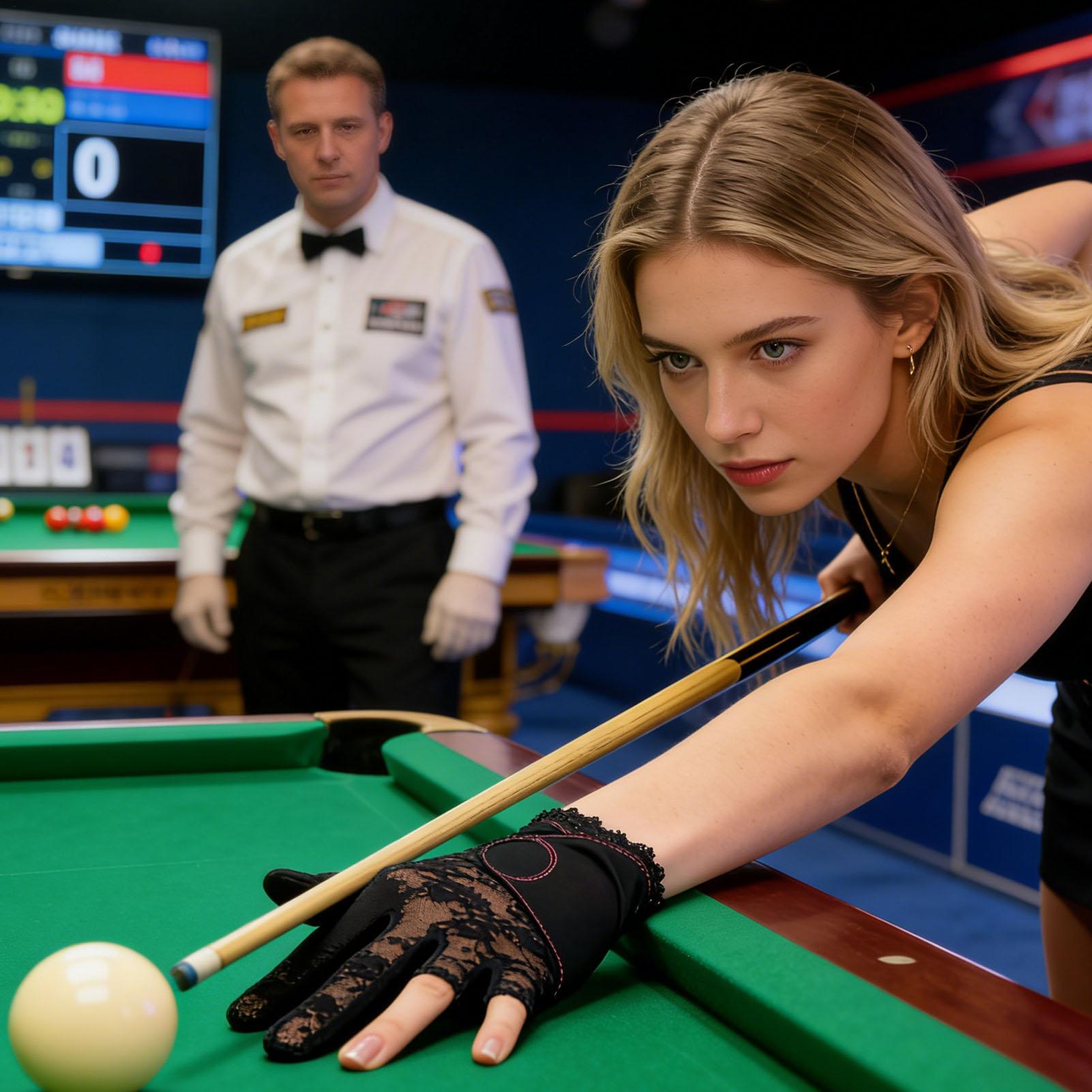 Home Gym Gear - Havuz Eldiveni Bayan Dantel Bilardo Ekipmanları