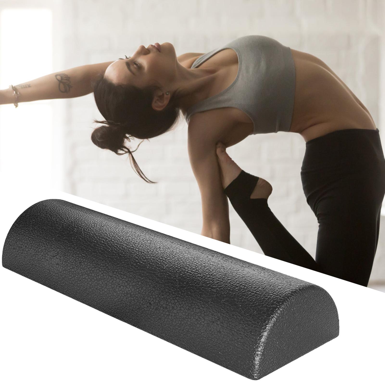 Home Gym Yoga Studio - 30/45cm Yüksek Yoğunluklu Yarım Köpük Rulo,