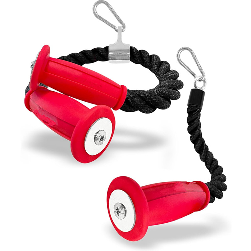 Home Gym Gear - Ergonomik Tricep Halatlar Kaymaz Kablo Eki