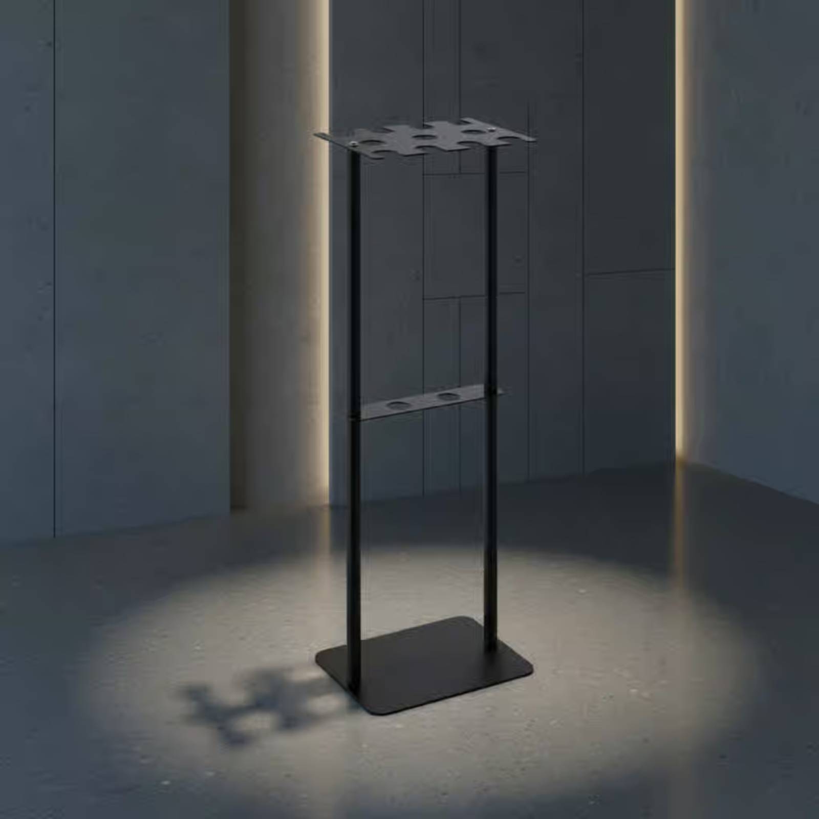 Home Gym Usa - Metal Beyzbol Sergileme Rafı Mobil Beyzbol