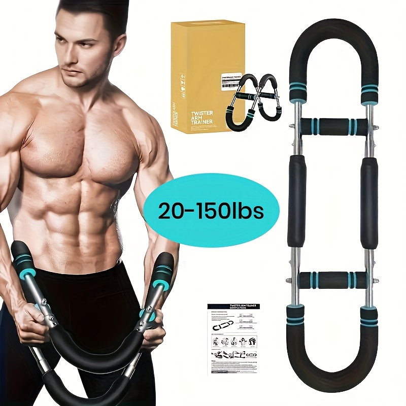 Home Gym Upper Body Workout - Power Twister Bar Kol Güçlendirici Göğüs