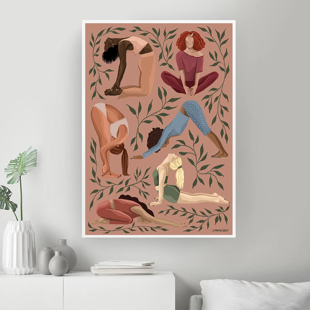 Vintage Yoga Hareketleri Poste - Home Gym York incelemesi ve fiyatı