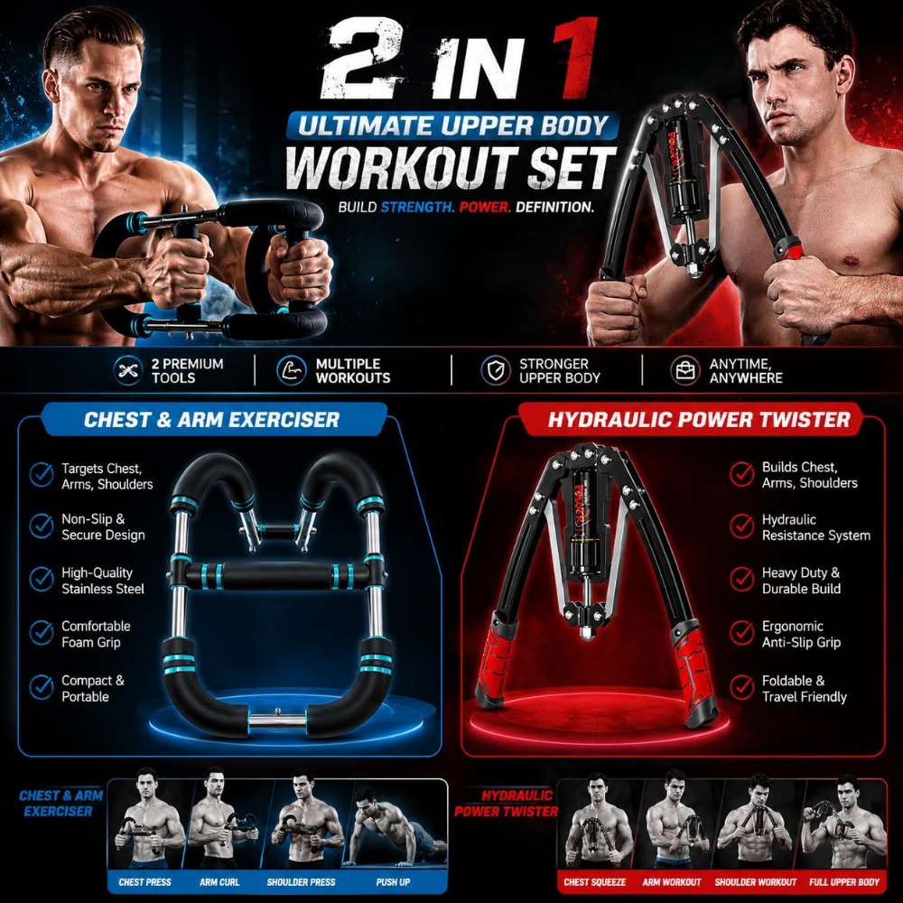 Sponsorlu Hidrolik Twister Kol - Home Gym Upper Body Workout incelemesi ve fiyatı