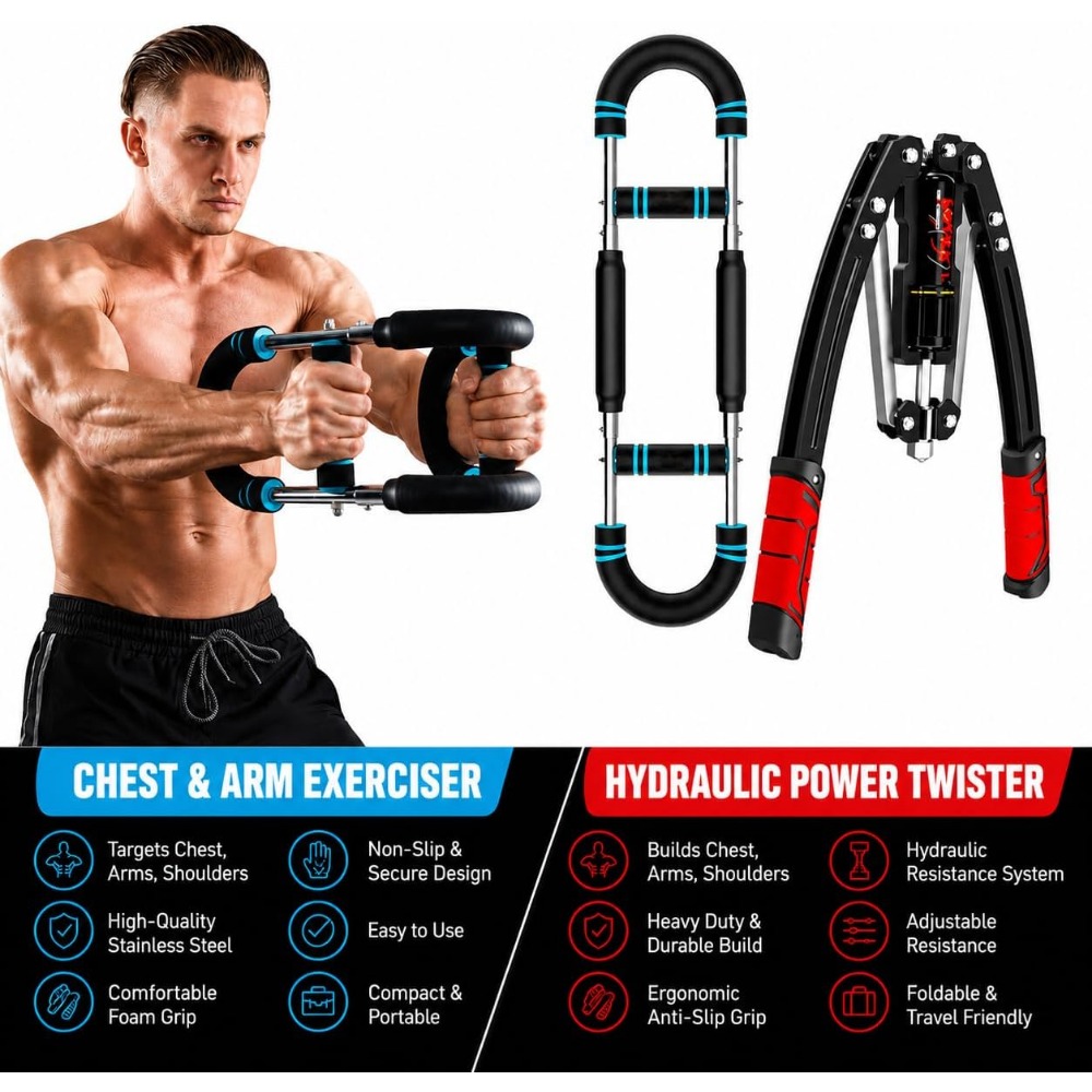 Sponsorlu Hidrolik Twister Kol - Home Gym Upper Body Workout incelemesi ve fiyatı