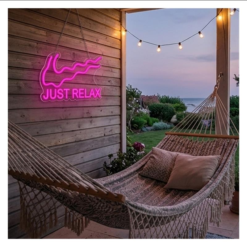 Sadece Rahatlayın Neon Tabela  - Home Gym Yoga Studio incelemesi ve fiyatı