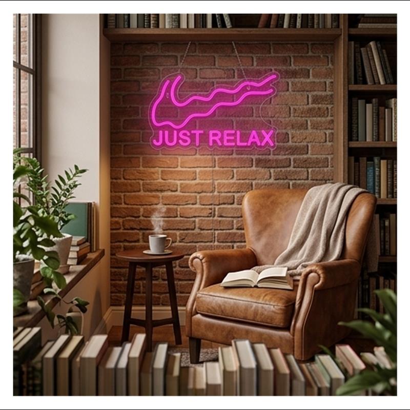 Sadece Rahatlayın Neon Tabela  - Home Gym Yoga Studio incelemesi ve fiyatı