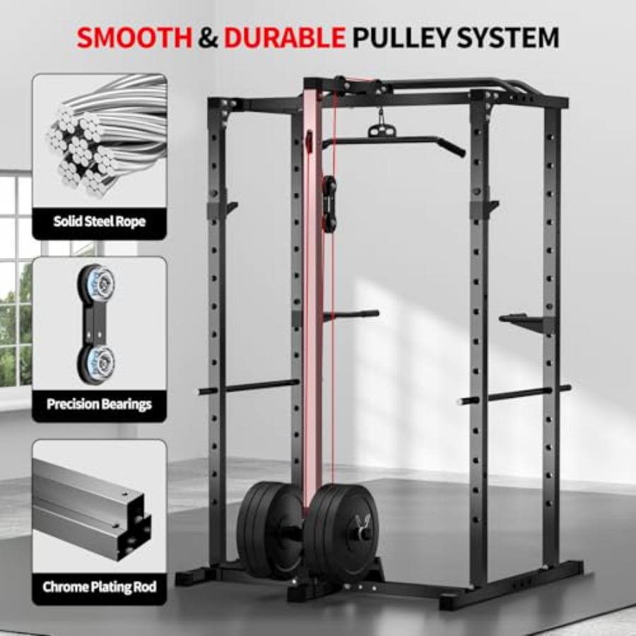 Ev tipi spor salonu güç rafı,  - Squat Rack Power incelemesi ve fiyatı