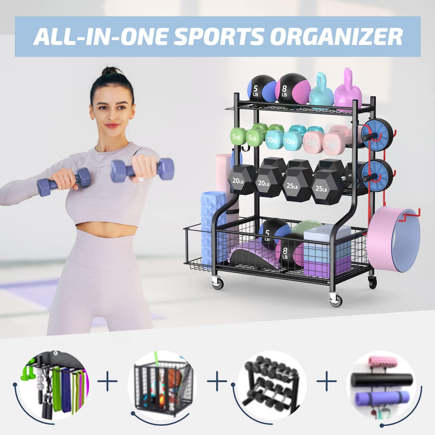 Tekerlekli Ev Spor Salonu Damb - Home Gym Usa incelemesi ve fiyatı