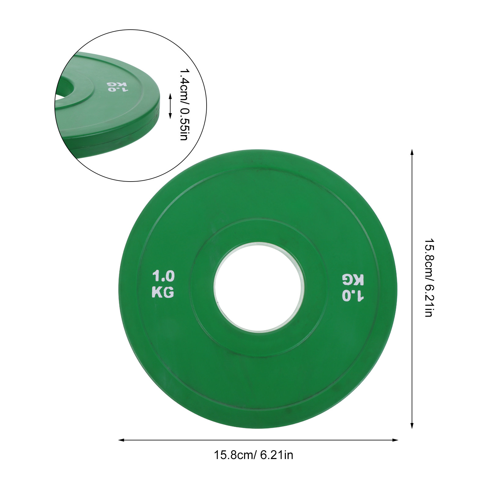 1Kg Kauçuk Ağırlık Plakaları ( - Weight Plate Bumper incelemesi ve fiyatı